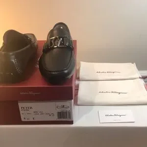 Men’s Salvatore Ferragamo Peter Nero Calf Light Grey Skin LNG Leather Loafer Men main image 4